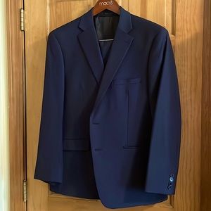 New condition navy blue Calvin Klein suit.
